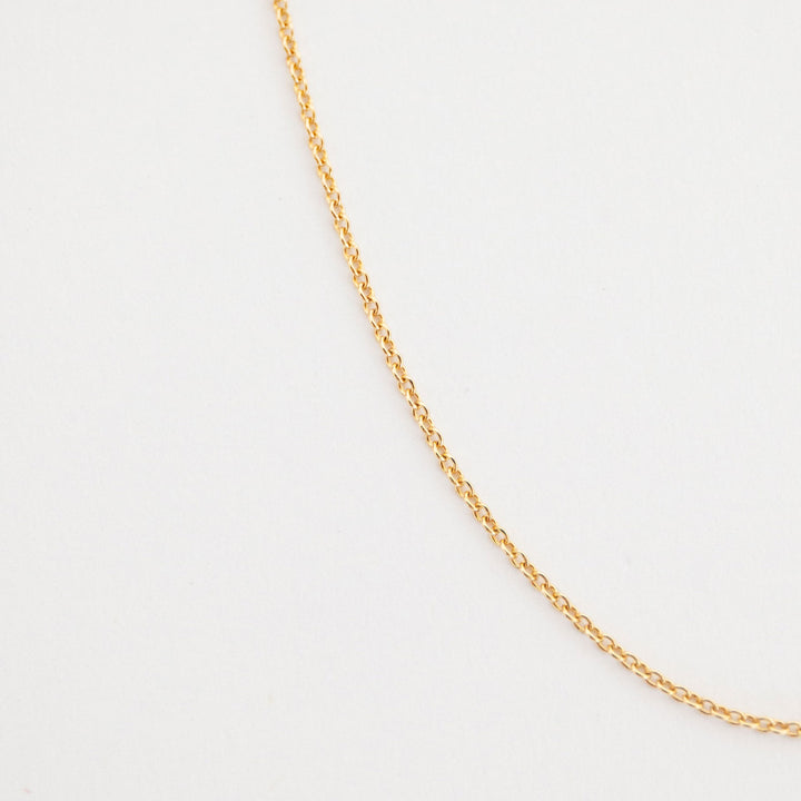 Cable Chain Necklace - 14K Solid Gold