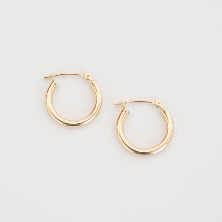 Everyday Hoops - 14K Solid Gold