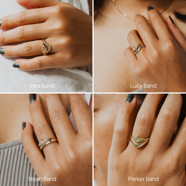 Hazel Ring - Mined Yellow Diamond