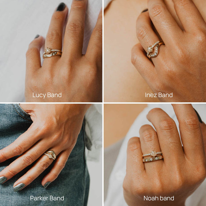 Finnley Ring - White Mined Diamond