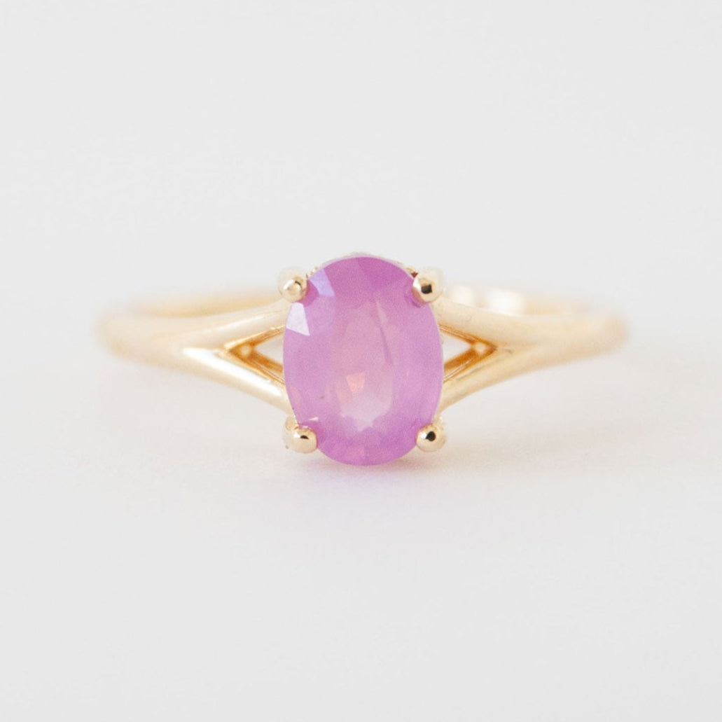 Mia Ring - Pink Sapphire