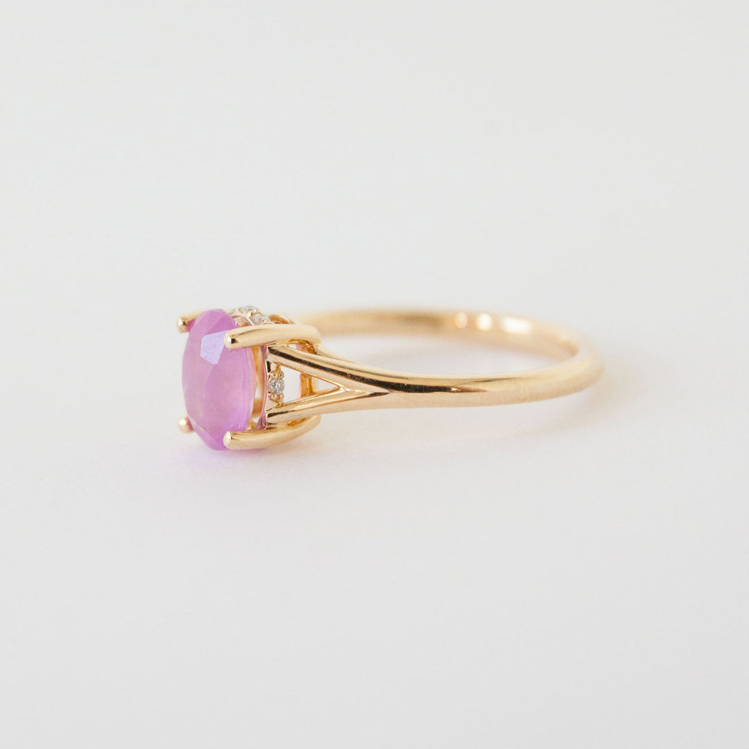 Mia Ring - Pink Sapphire