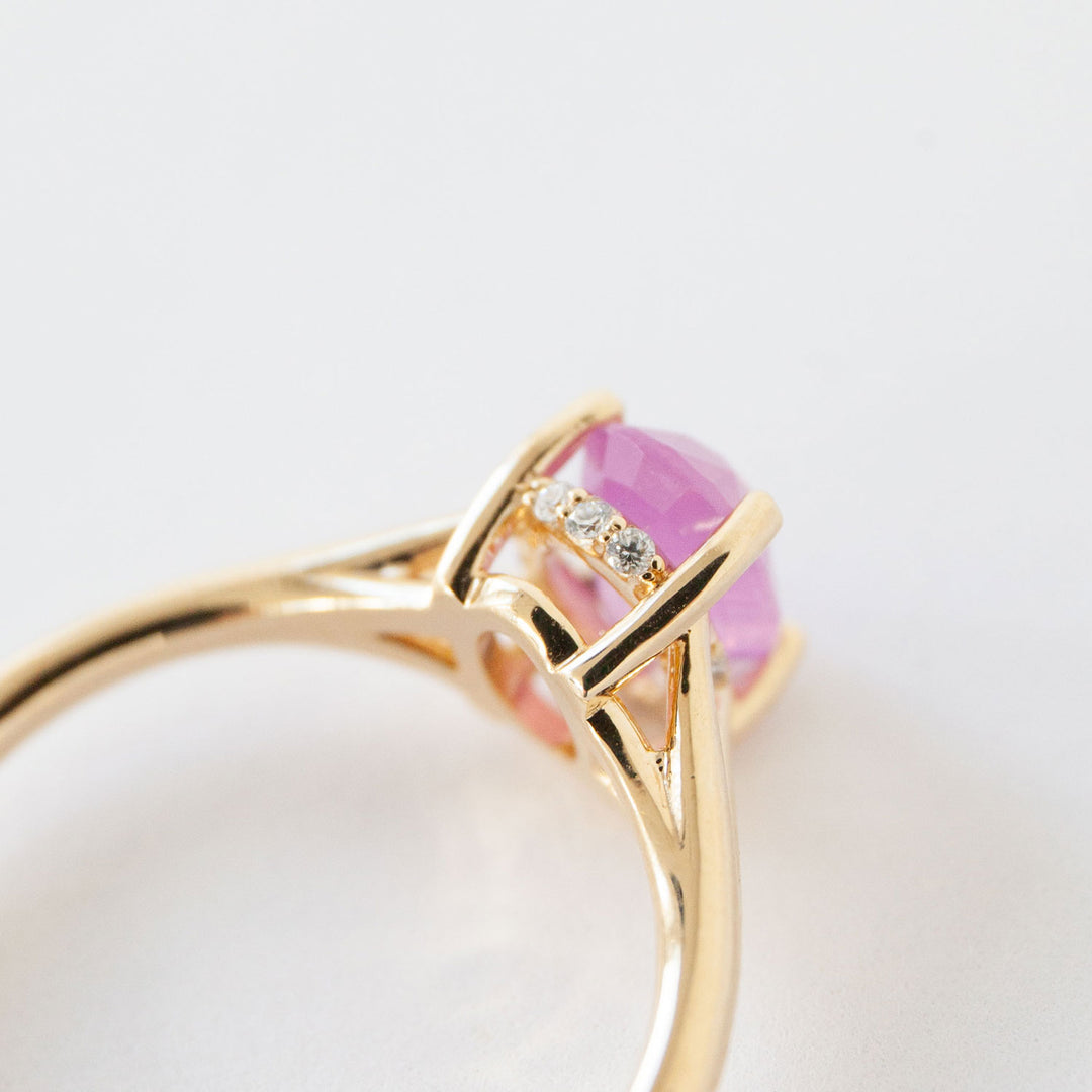 Mia Ring - Pink Sapphire