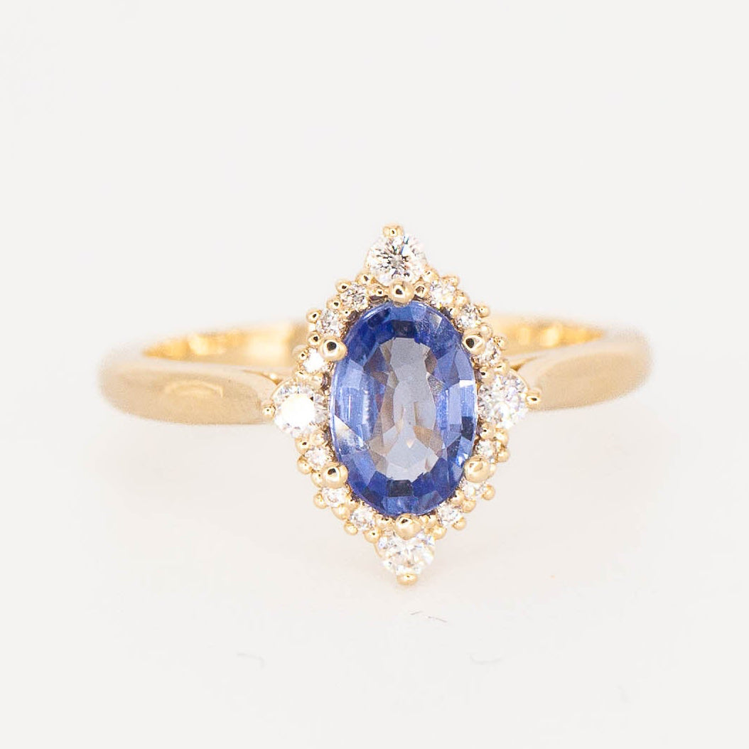 Diana Ring - Blue Sapphire