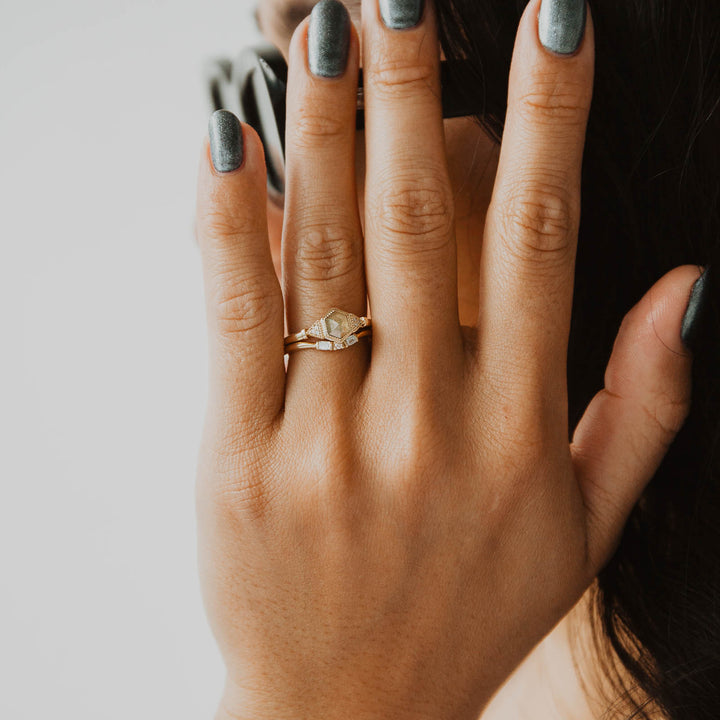 Hazel Ring - Mined Yellow Diamond