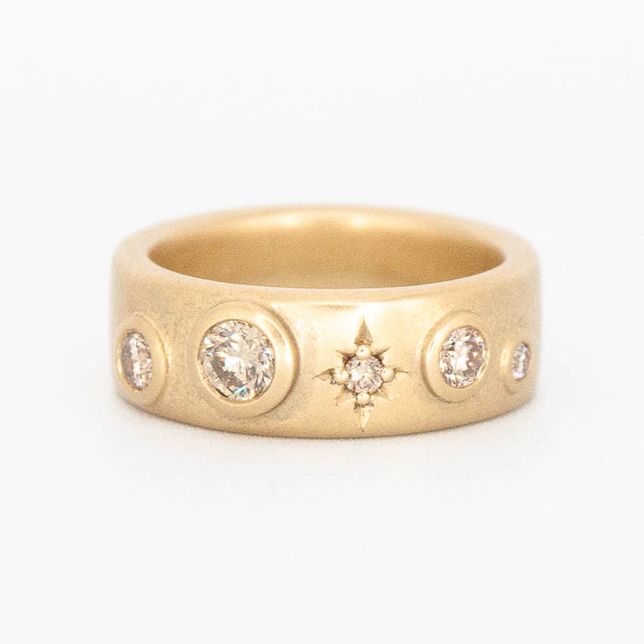 Polaris Ring - Champagne Diamonds