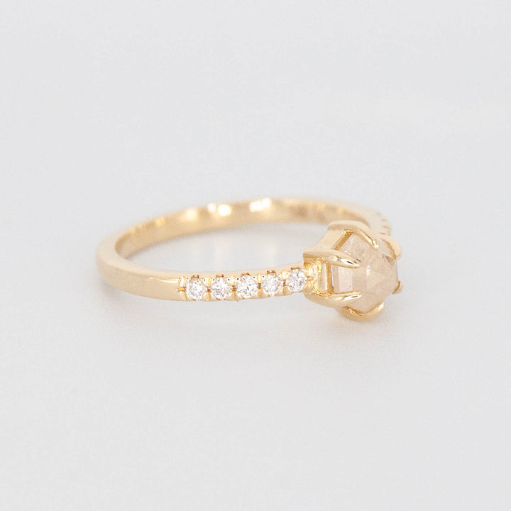 Finnley Ring - White Mined Diamond