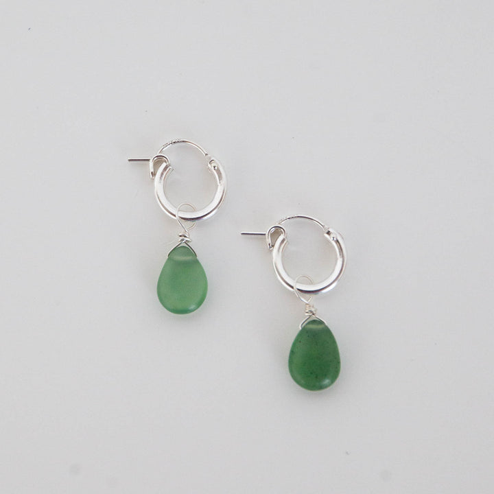 Jade Drop Hoops