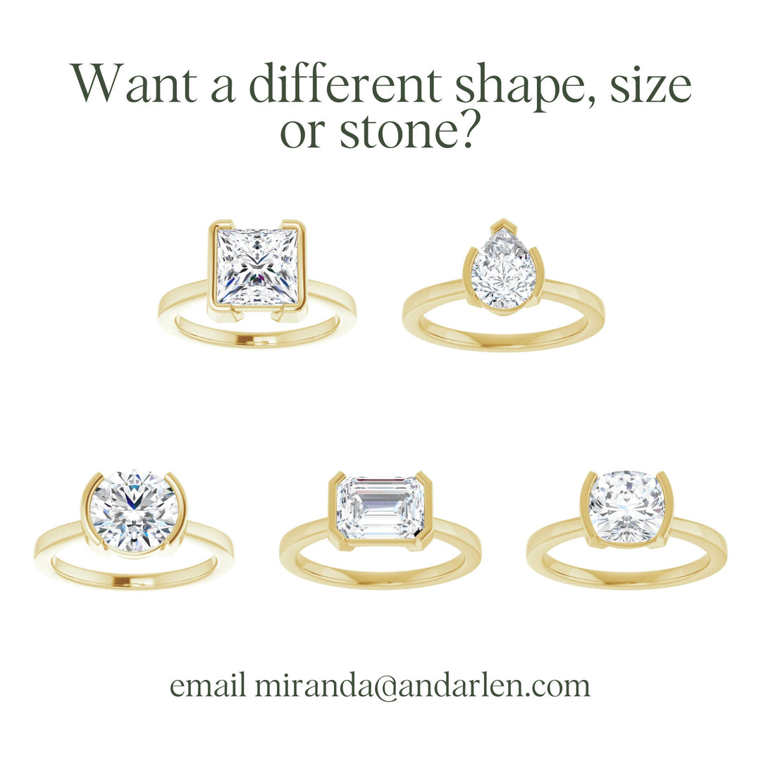 Avery Ring - Moissanite