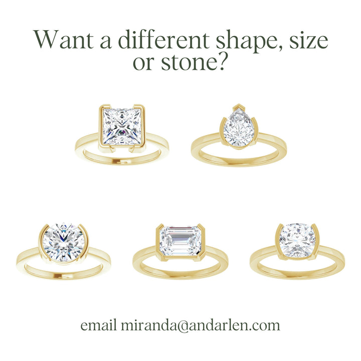 Avery Ring - Moissanite
