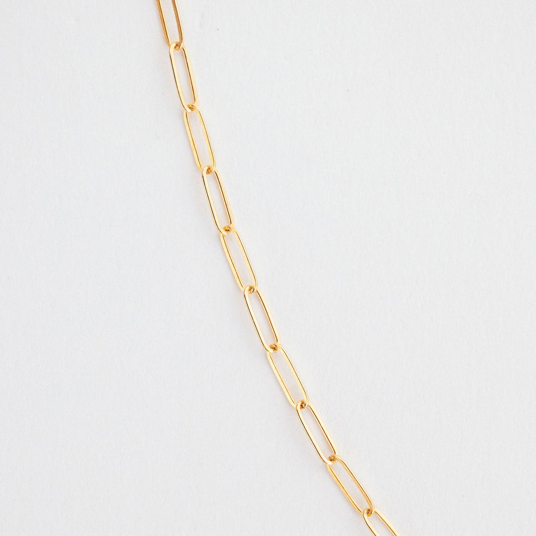 Drawn Chain Bracelet - 14K Solid Gold