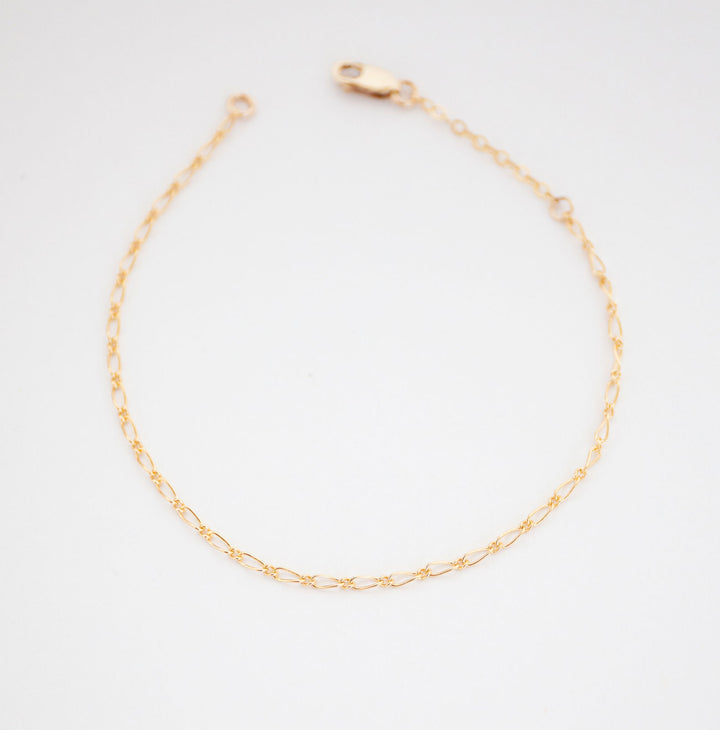 Flora Chain Bracelet - 14K Solid Gold