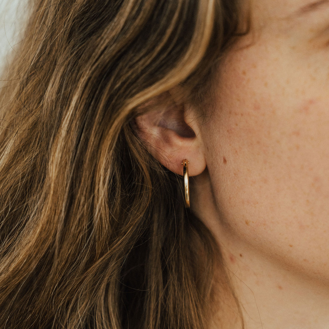 Everyday Hoops - 14K Solid Gold