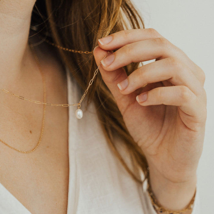 Pearl Charms - 14K Solid Gold