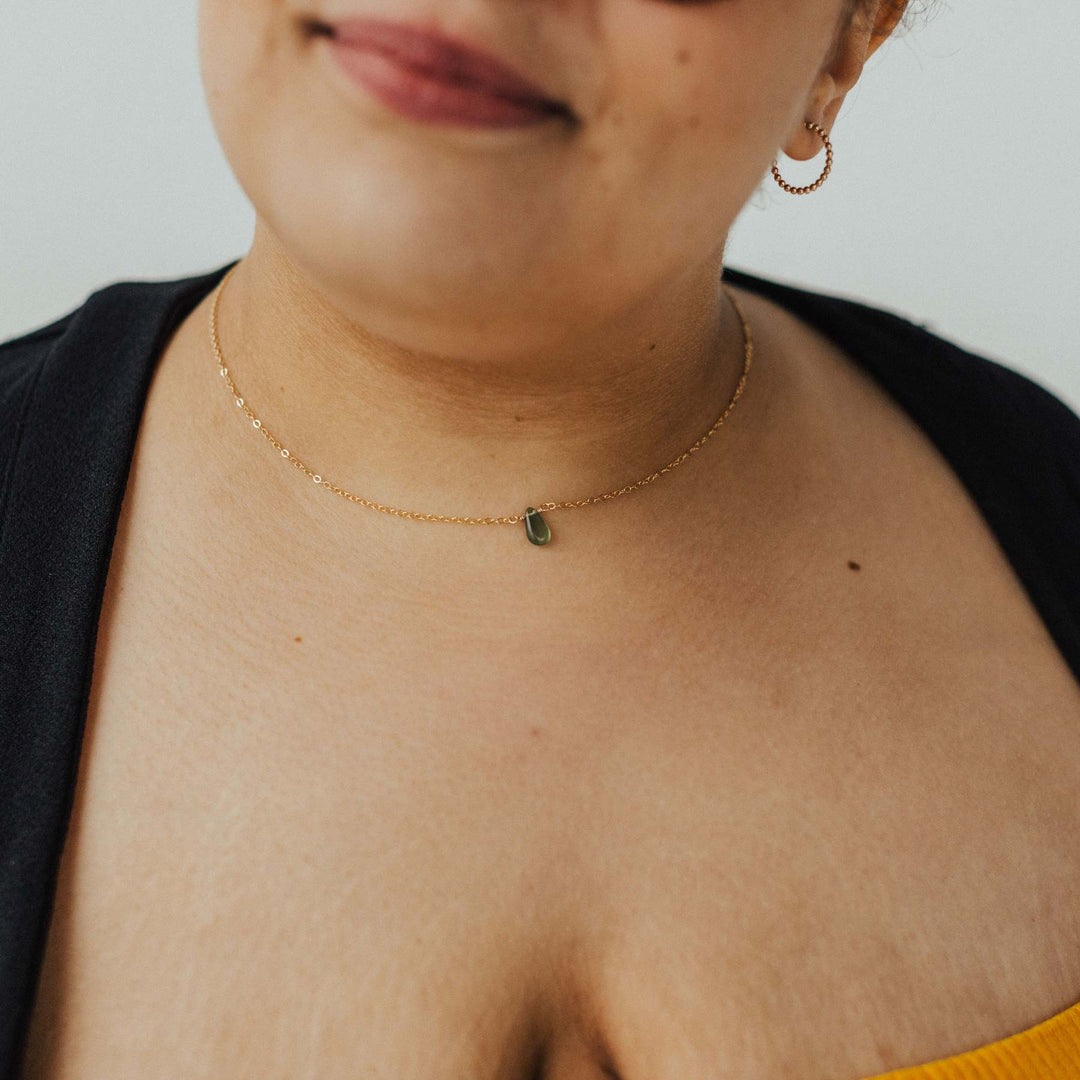 Jade Drop Necklace