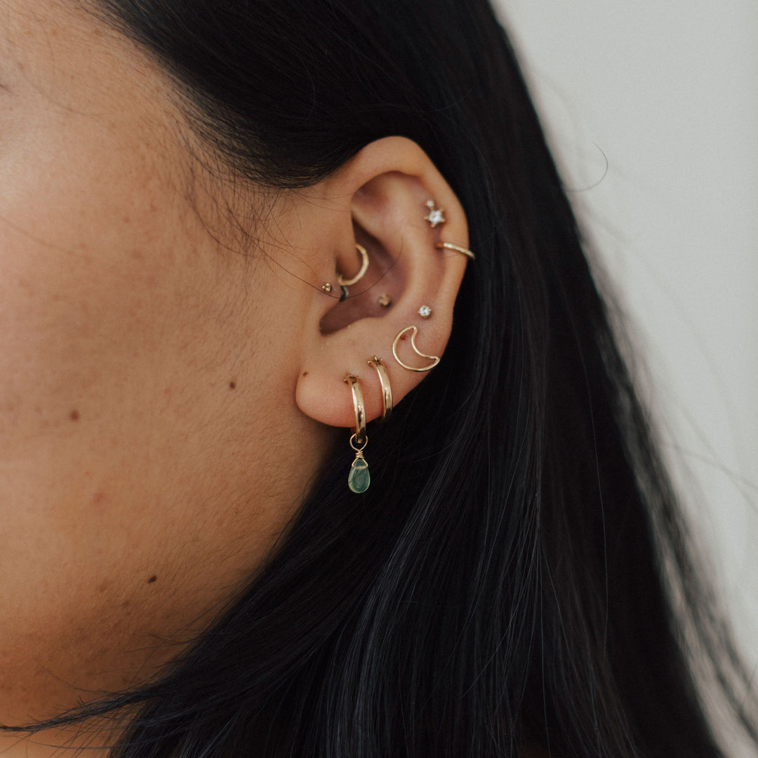 Jade Drop Hoops