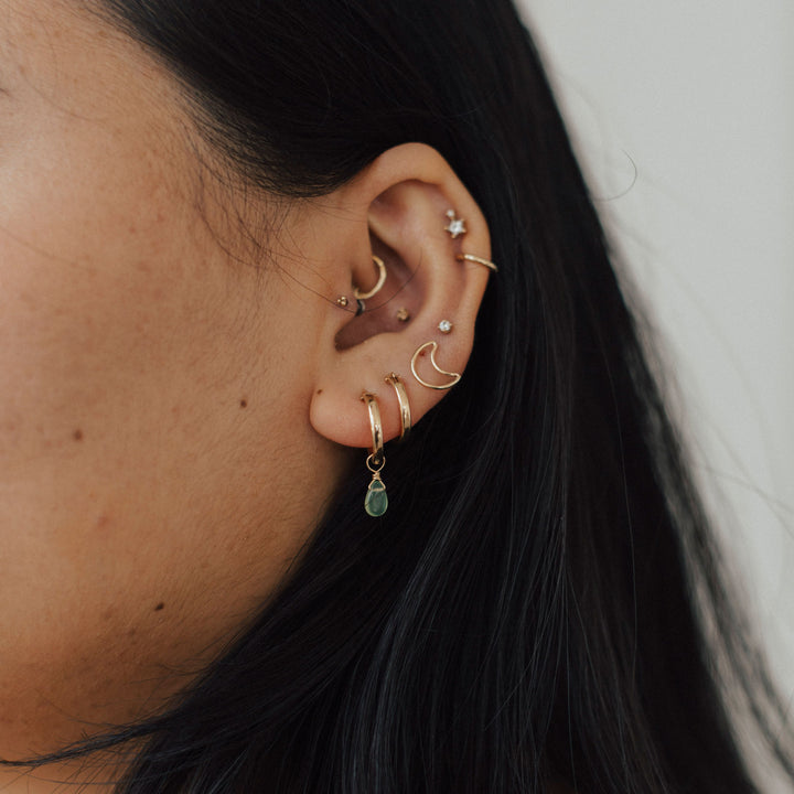 Jade Drop Hoops
