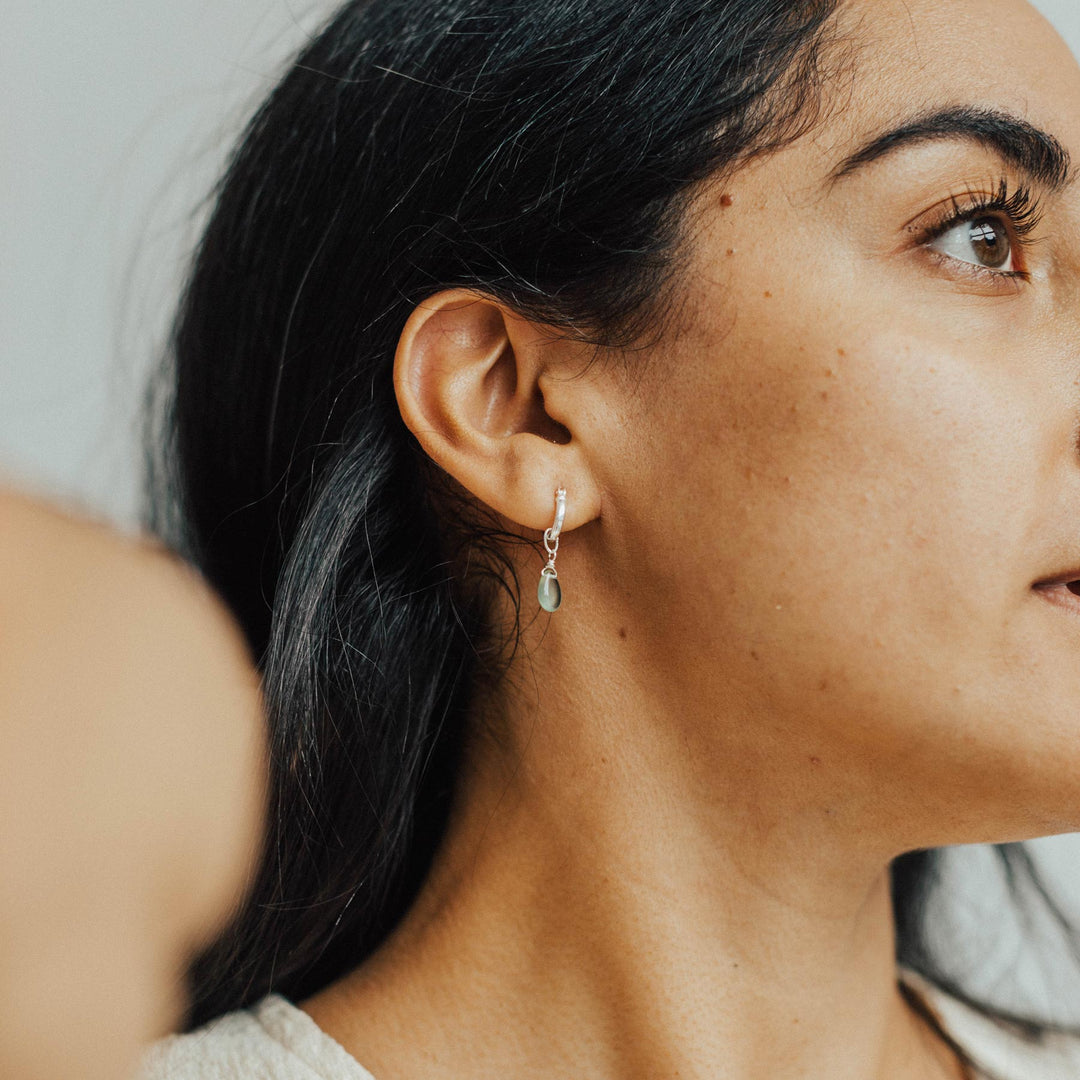 Jade Drop Hoops