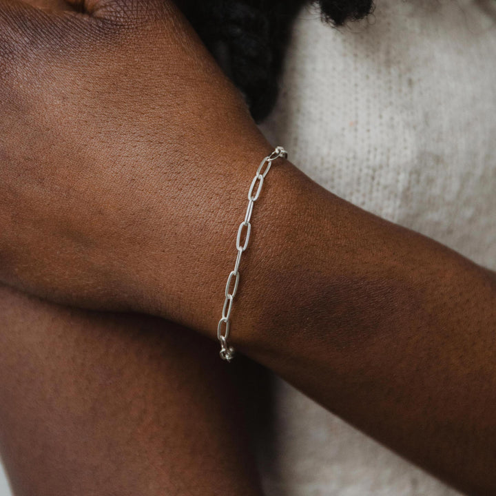 Paper Clip Chain Bracelet