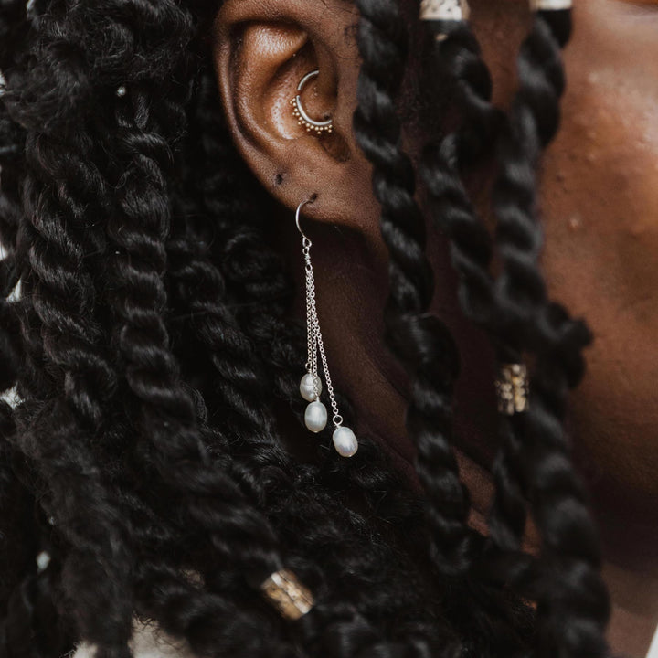 Pearl Dangle Earrings