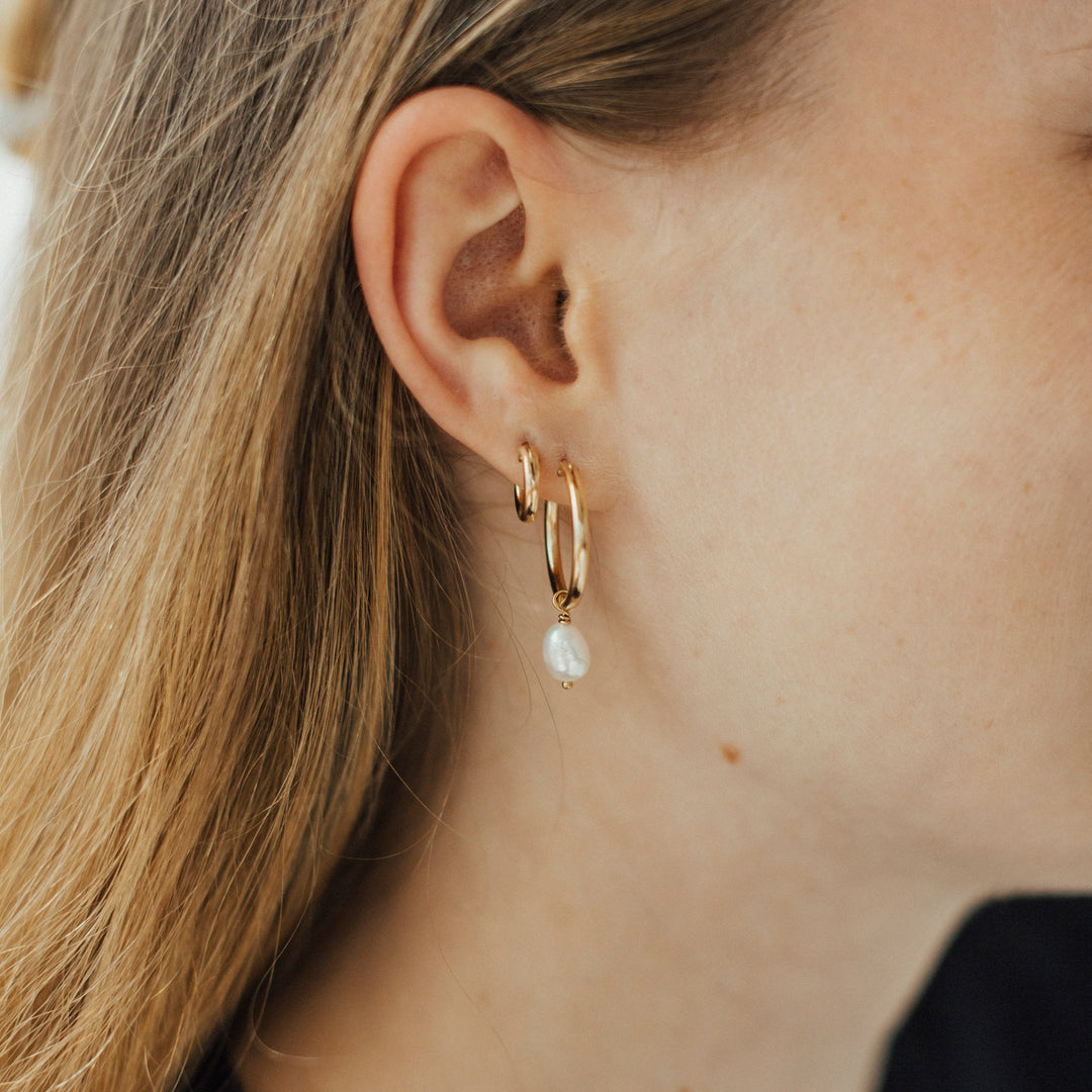 Pearl Hoops