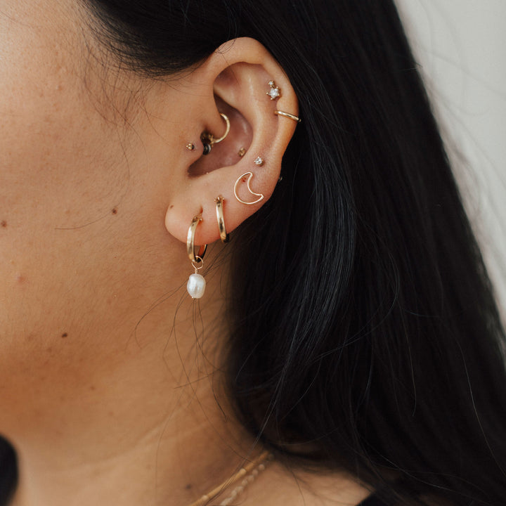 Pearl Hoops