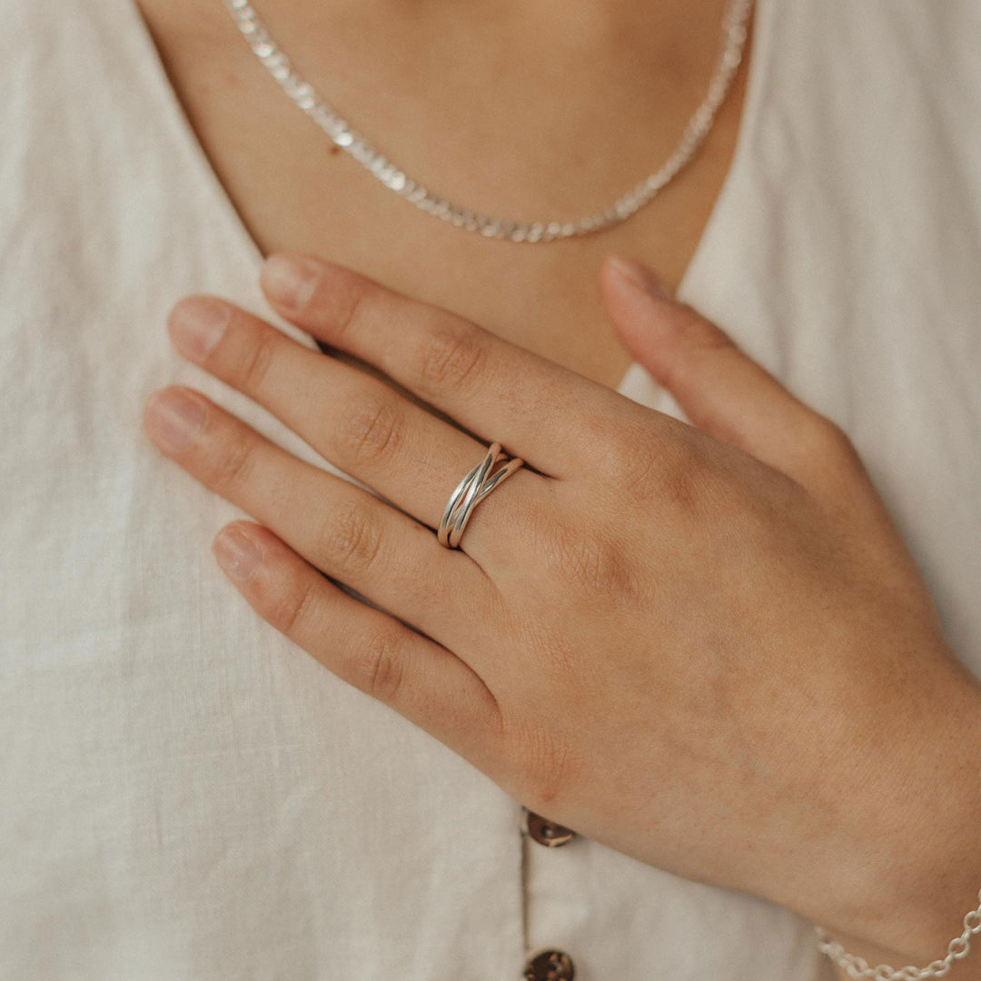 Super Nova Fidget Ring - Size Up 1/2 Size