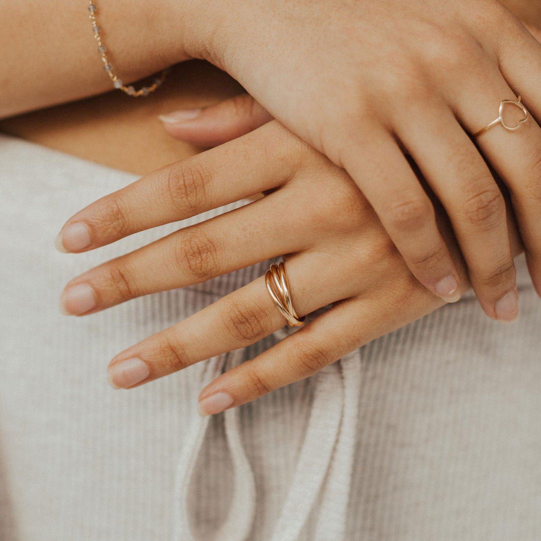Super Nova Fidget Ring - Size Up 1/2 Size
