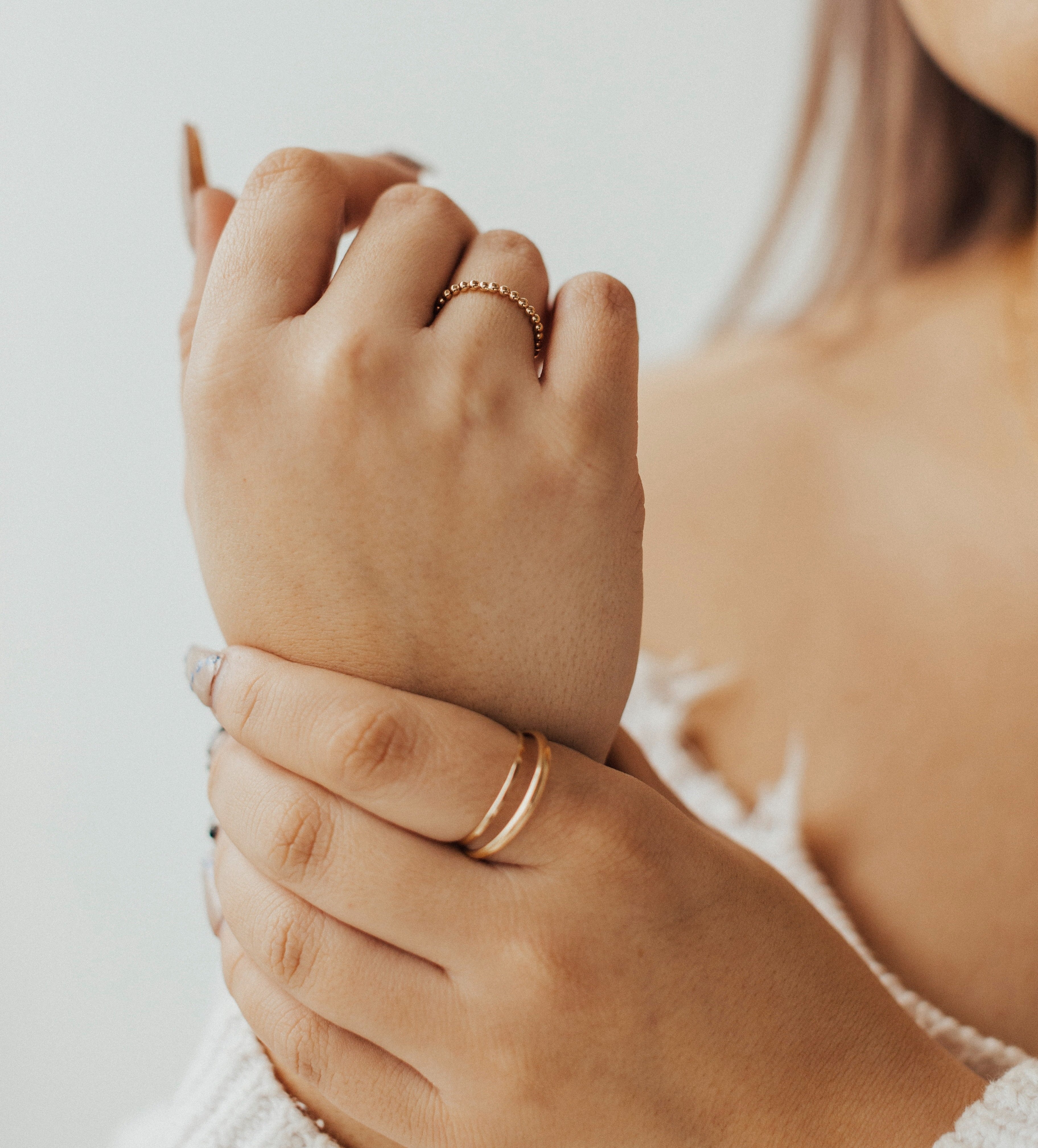 Simple Clean Ring Stack Build the perfect ring stack - Minimalist Everyday Jewelry | And Arlen