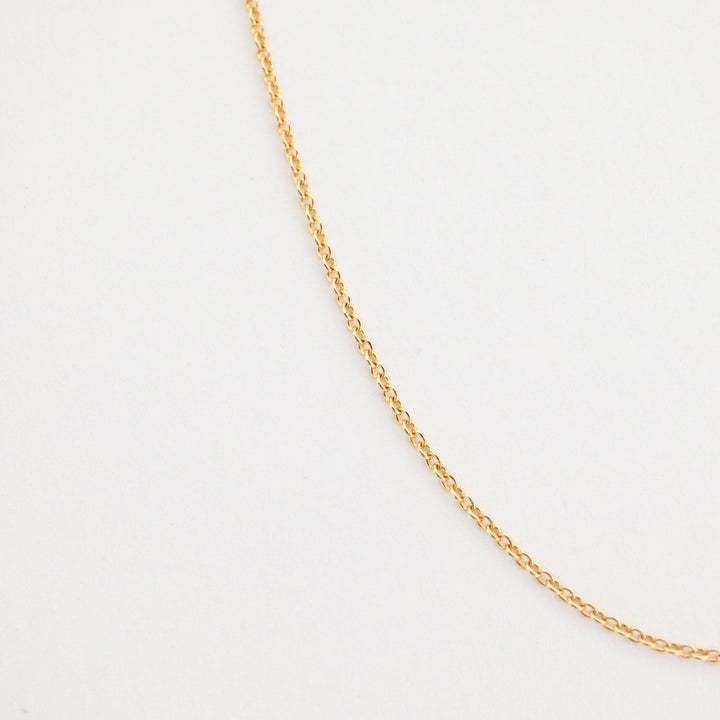Cable Necklace - 14K Solid Gold