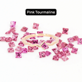 Princess Cut Gemstones for Squiggle Ring