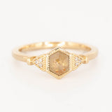 Hazel Ring - Mined Yellow Diamond