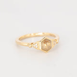 Hazel Ring - Mined Yellow Diamond