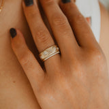 Polaris Ring - Champagne Diamonds
