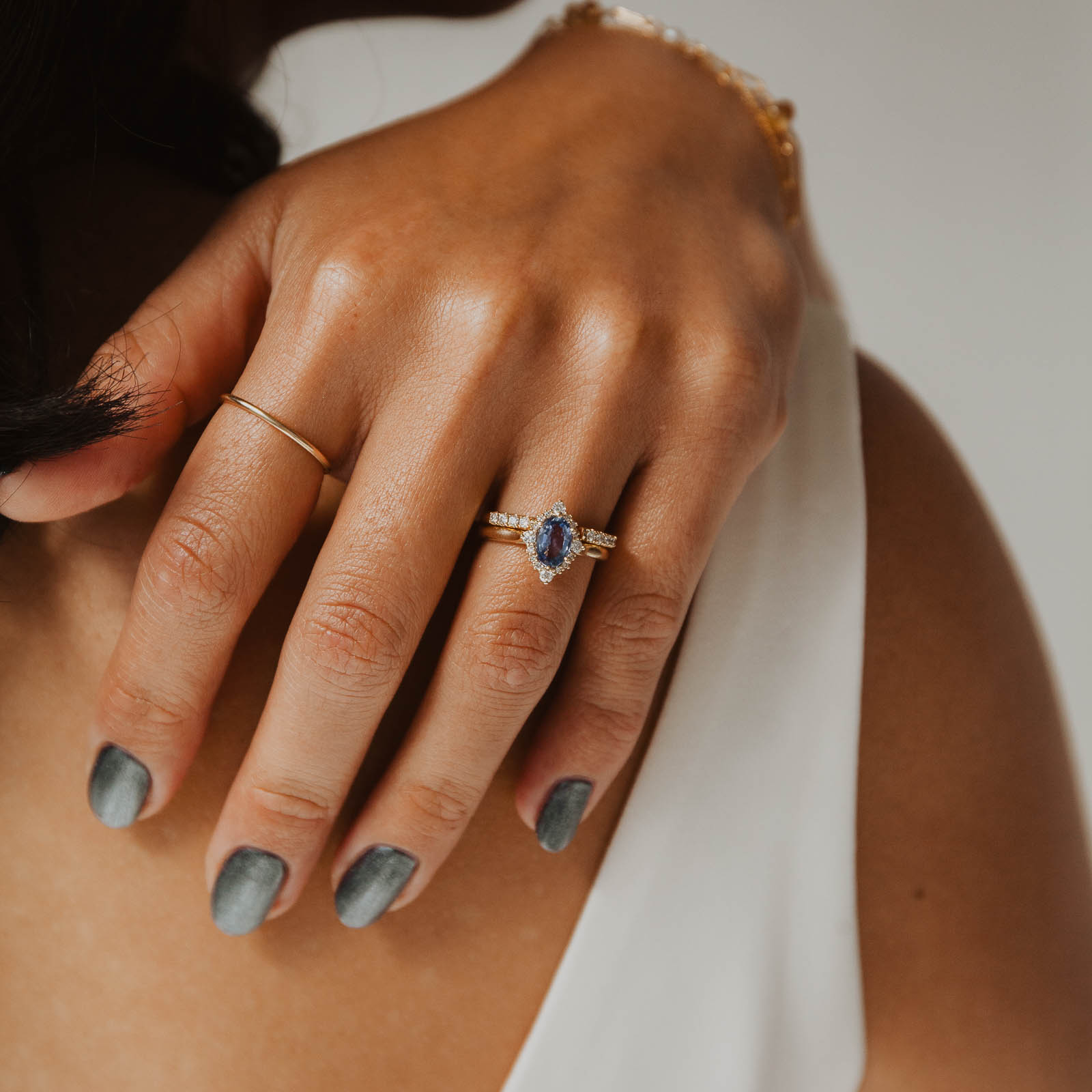 Diana Ring - Blue Sapphire