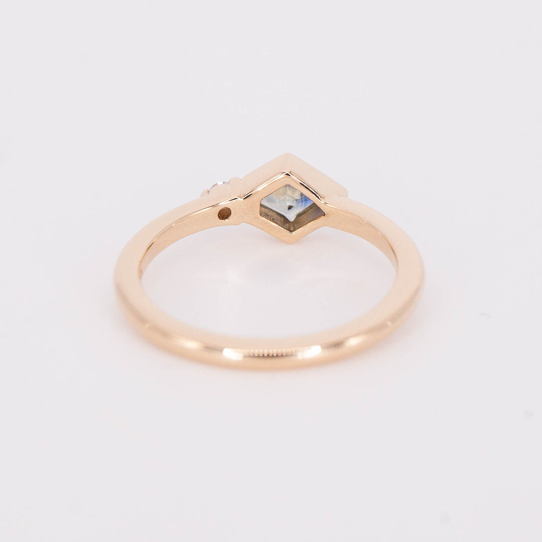 Sapphire + Diamond Duo Ring
