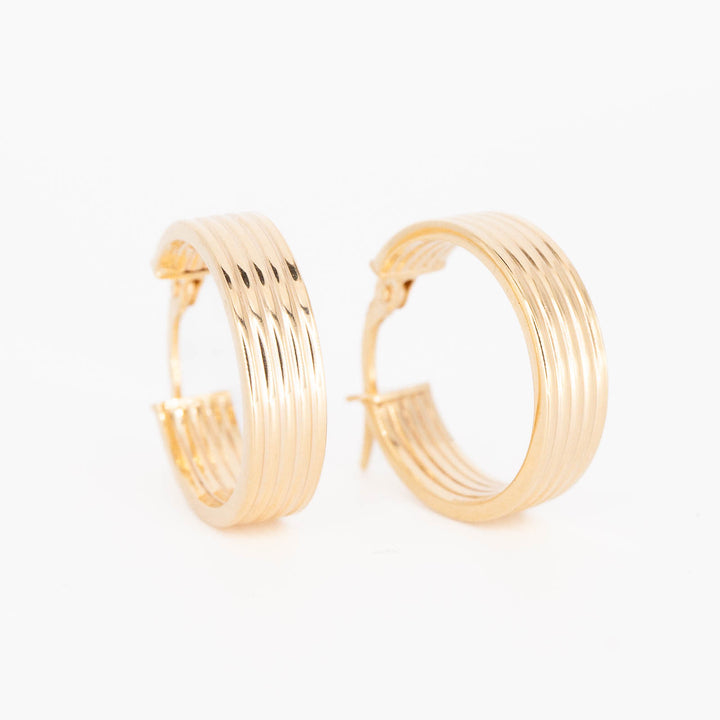 Billie Hoops - 14K Solid Gold