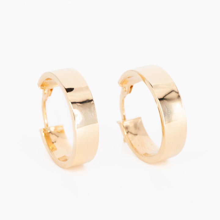 Silky Hoops - 14K Solid Gold