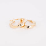 Twisted Hoops - 14K Solid Gold