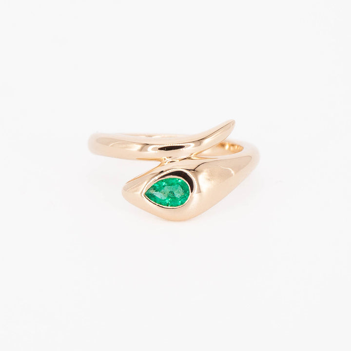 Emerald Medusa Ring