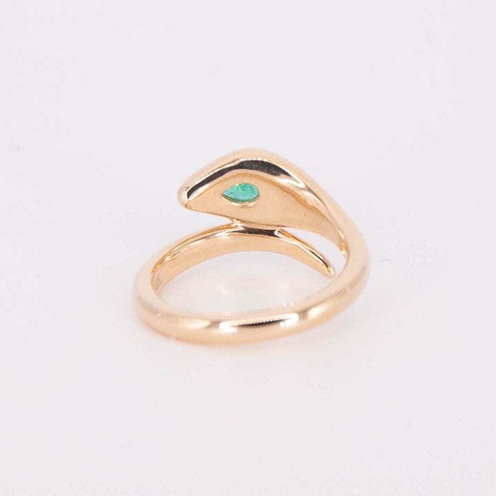 Emerald Medusa Ring