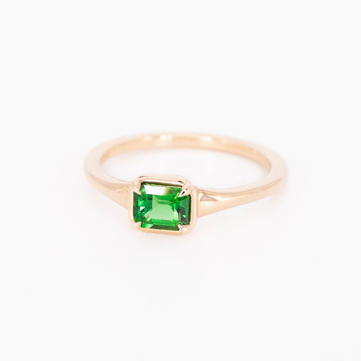 Purple Spinel Collet Ring