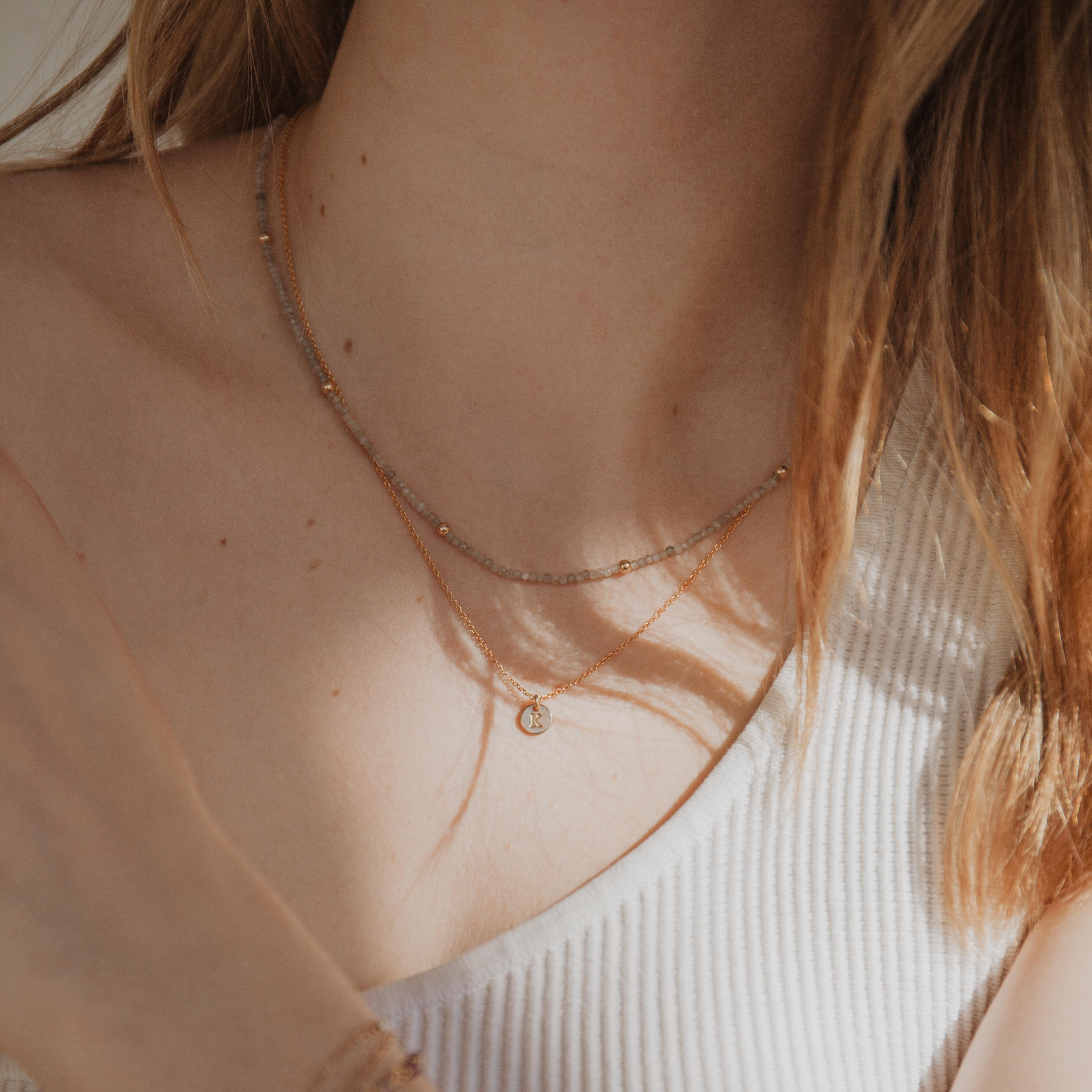 Labradorite Beaded Necklace