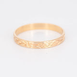 Floral Band - 14k gold