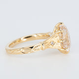 Alba Ring - Champagne Lab Diamond