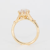 Alba Ring - Champagne Lab Diamond