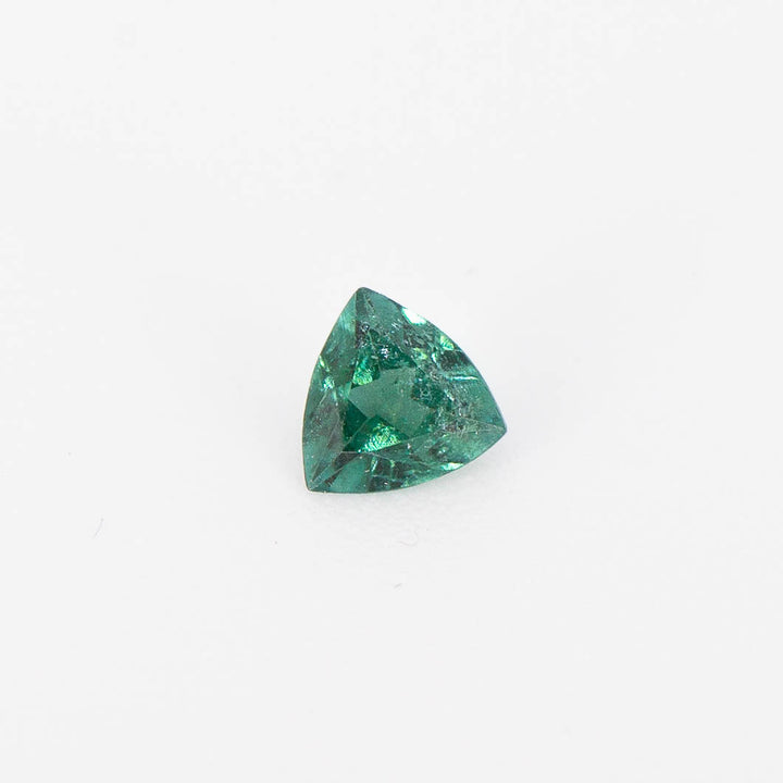 Green Tourmaline Collet Ring