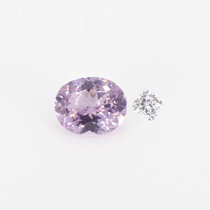 Spinel + Diamond Duo Ring