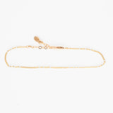 Mixed Metal Dew Drop Chain Bracelet