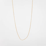 Mixed Metal Dew Drops Chain Necklace